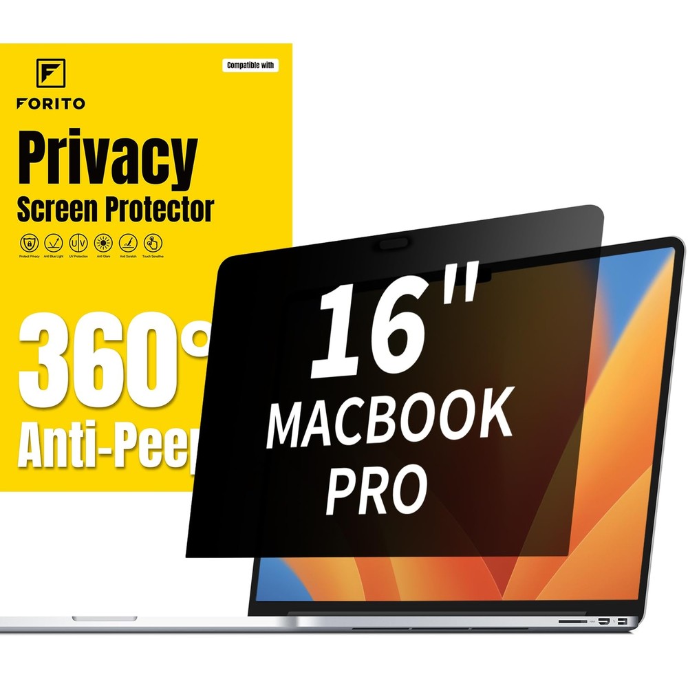 360° Privacy Screen Protector Compatible with MacBook Pro 16 inch 2021 2022 2...