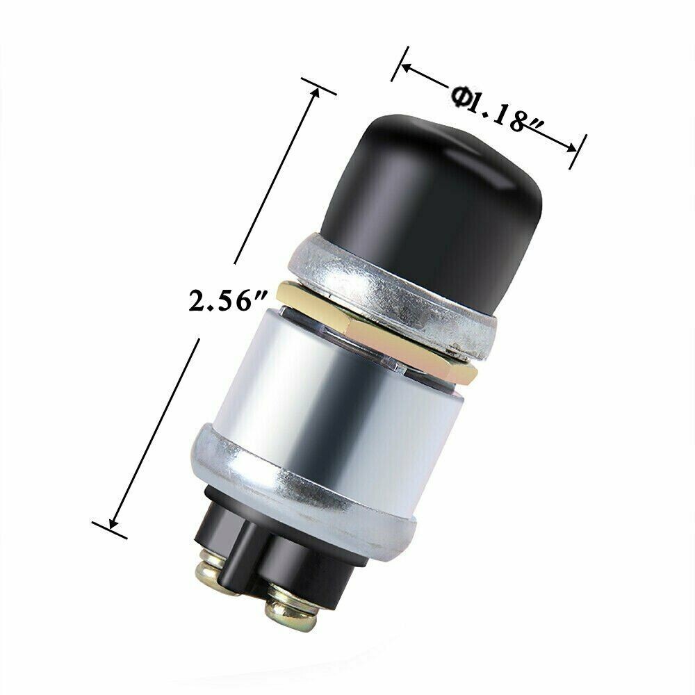 12 Volt DC Heavy-Duty Momentary Push-Button 50 Amp Starter Switch