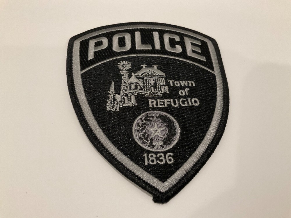 Refugio Police State Texas TX New Subdued  patch