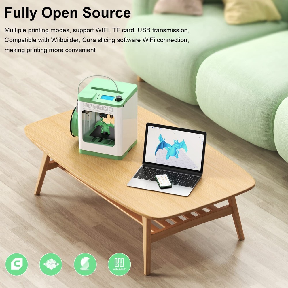 Entina 3D Printers with WiFi Cloud Printing, Fully Assembled with Auto Leveling