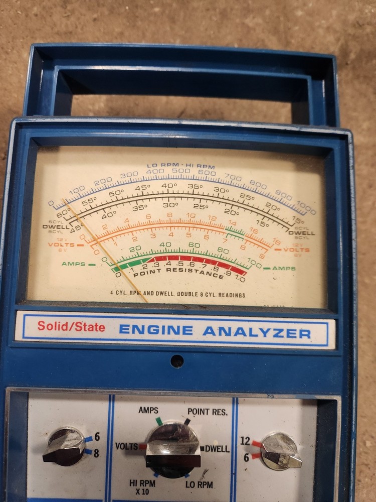 Vintage Montgomery Ward, solid/state engine analyzer