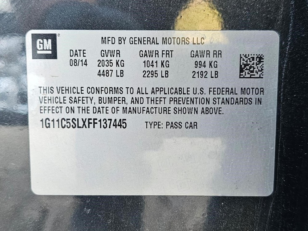 Camera/Projector Camera Rear View Fits 11-15 VOLT 2369509