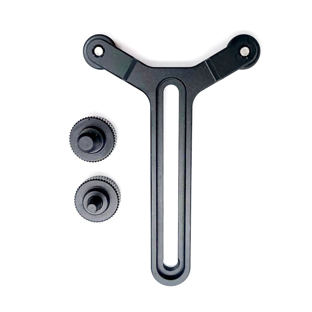 Y Shape Double Wheel Bracket Height Adjustable For DJI Rs3 Gimbal Plate