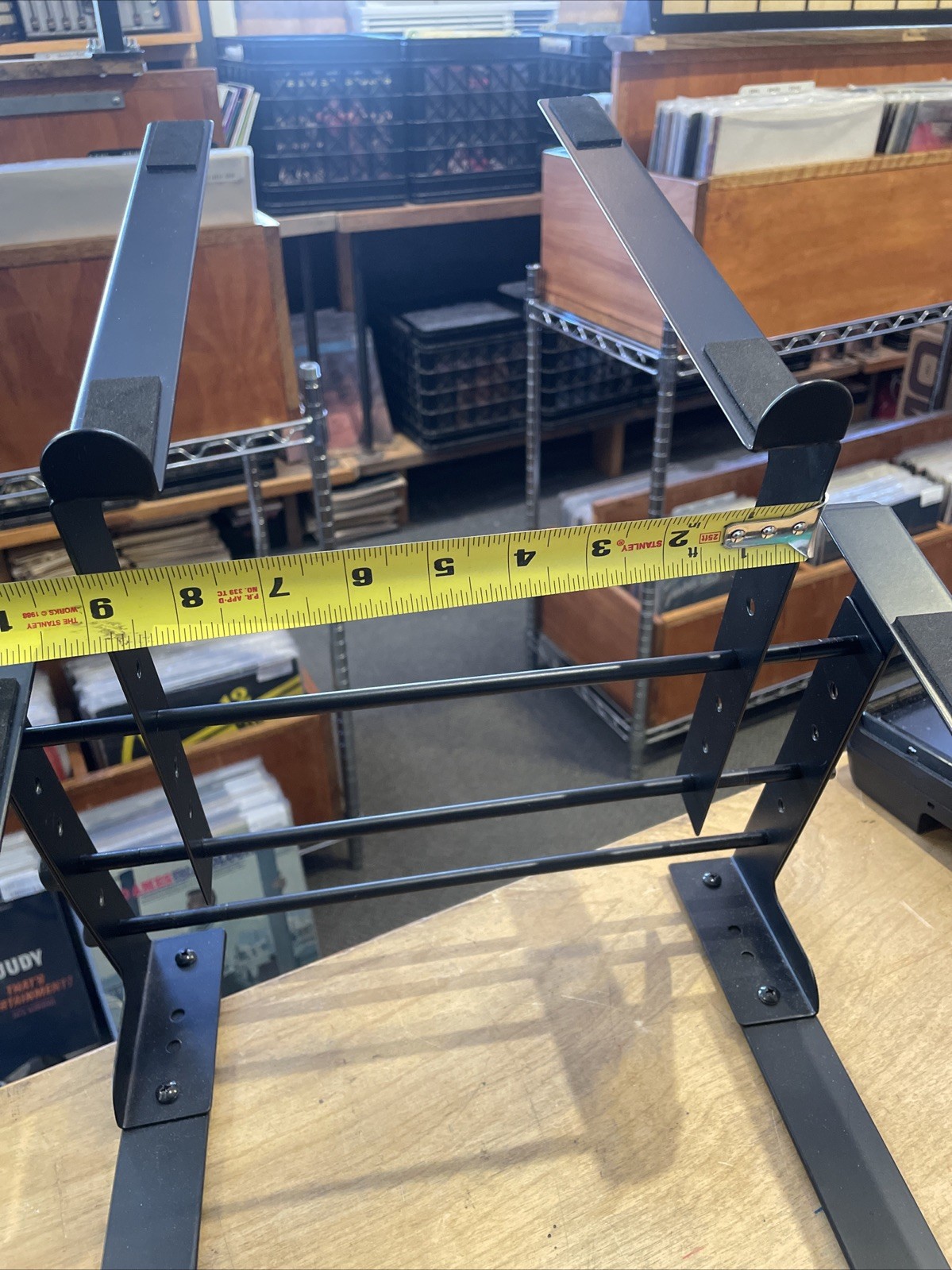 Used DJ Laptop & Controller Adjustable Black Metal Stand Ships Disassembled