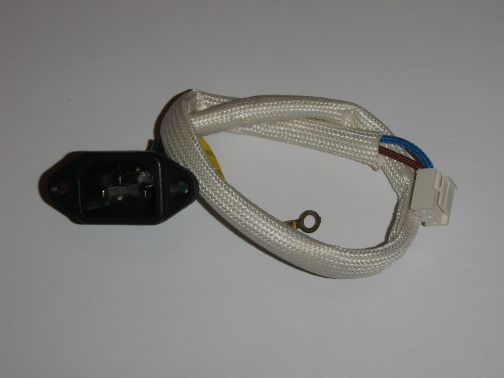 3-pin Power Inlet for Wolfgang Puck Bread Maker Model BBME025 WPBME025