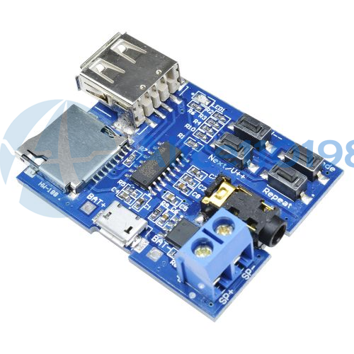 TF Card U-disk MP3 Format Decoder Board Amplifier Decoding Audio Player