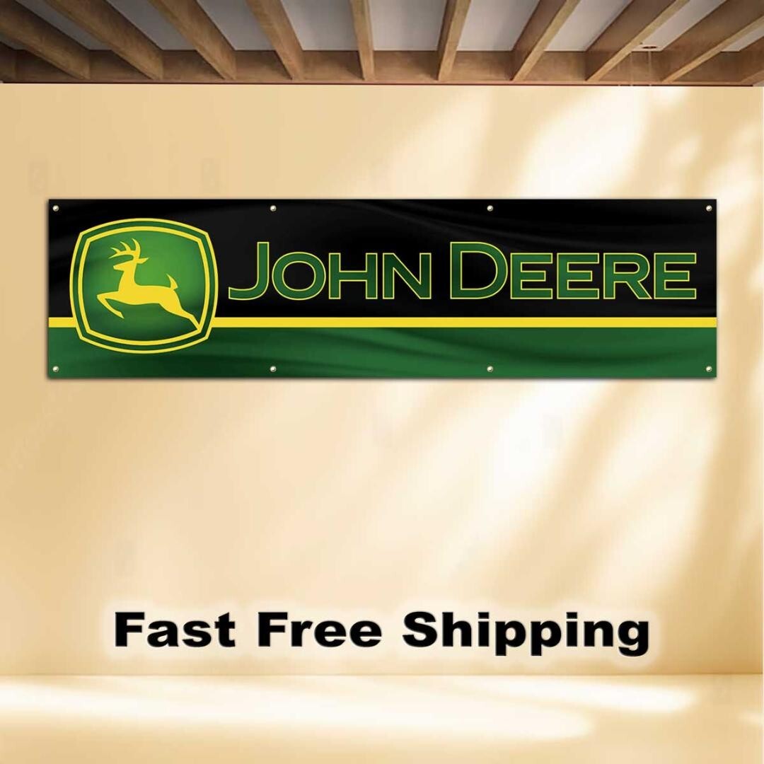 John Deere 2'X8' BANNER FLAG