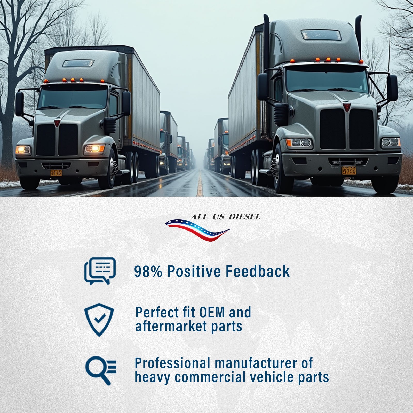 Aftermarket Pre EGR Manifold For 12.7L Detroit S60 23512897 With Install Kit