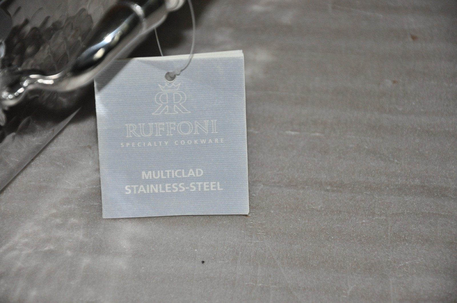 RUFFONI Hammered Open ROASTING PAN 38CM Stainless Steel Rectangular OPR3809X NEW