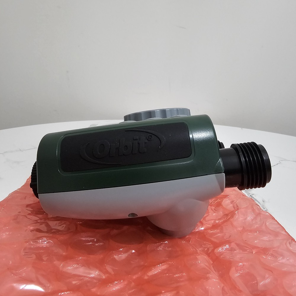 Orbit 58910 Programmable Hose Faucet Timer, 2 Outlet, Green