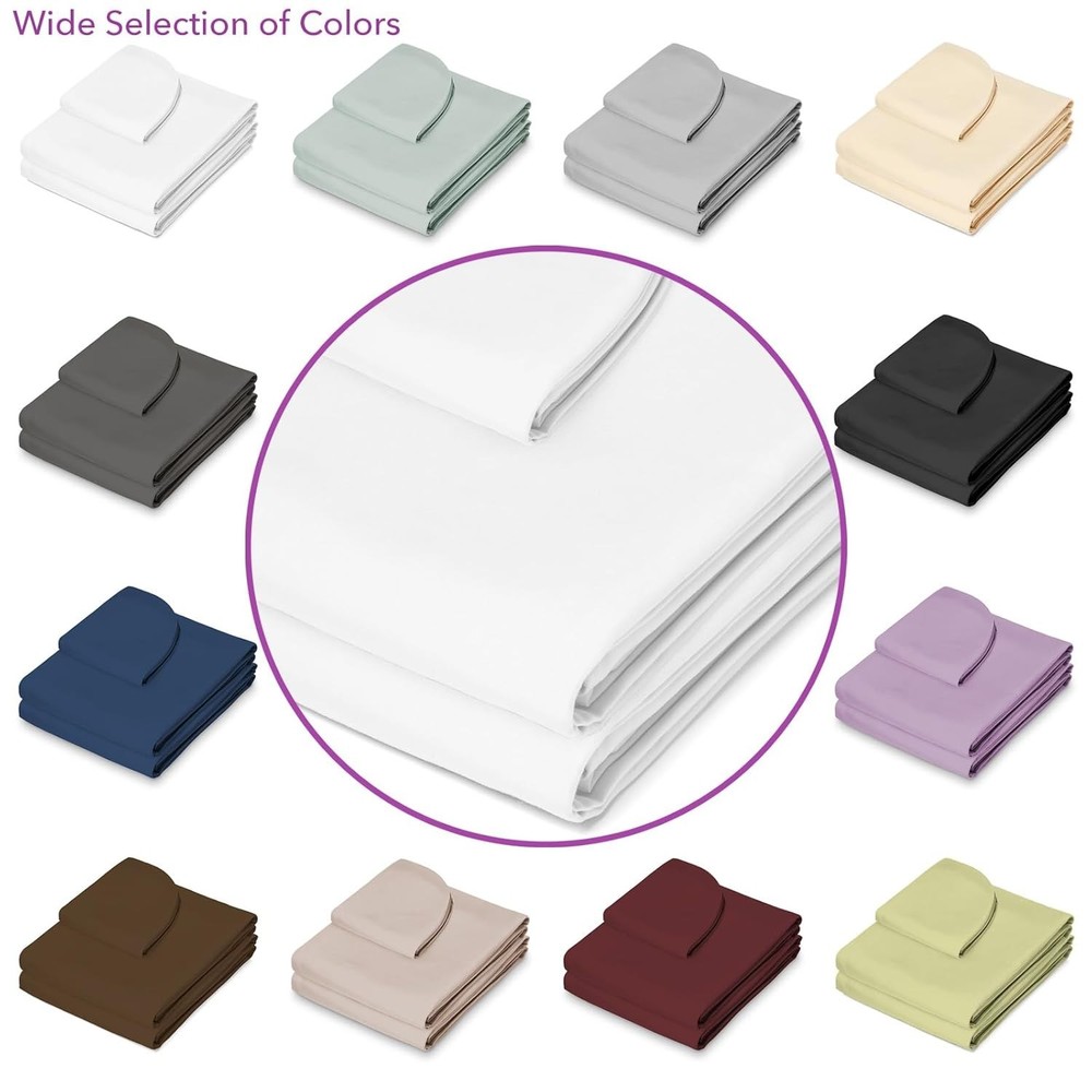 3-Piece Microfiber Massage Sheets with Face Cradle Cover - Elegant White
