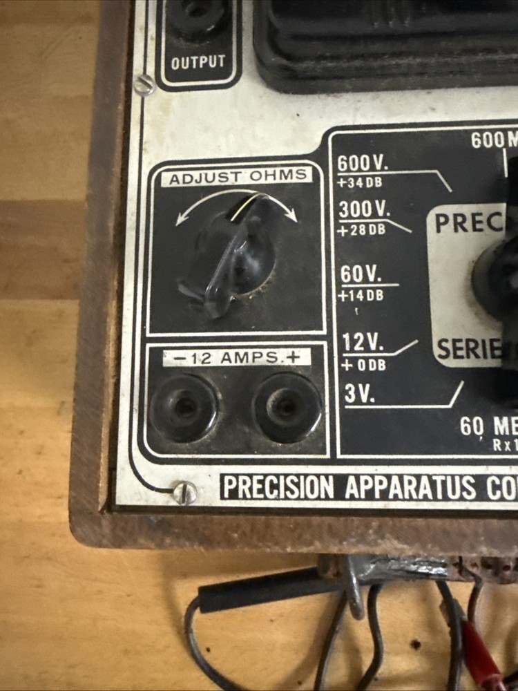 PRECISION APPARATUS CO. - Series 856-G / MULTI RANGE TESTER ~ Untested