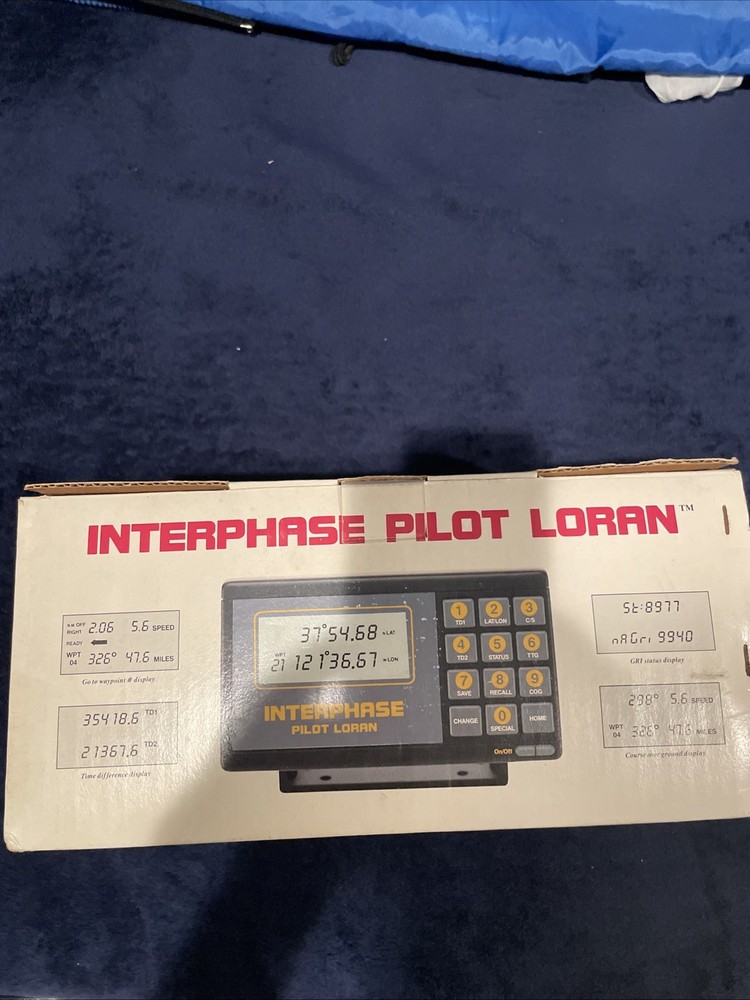 Interphase Pilot Loran 2 Boat Navigating Device Brand New