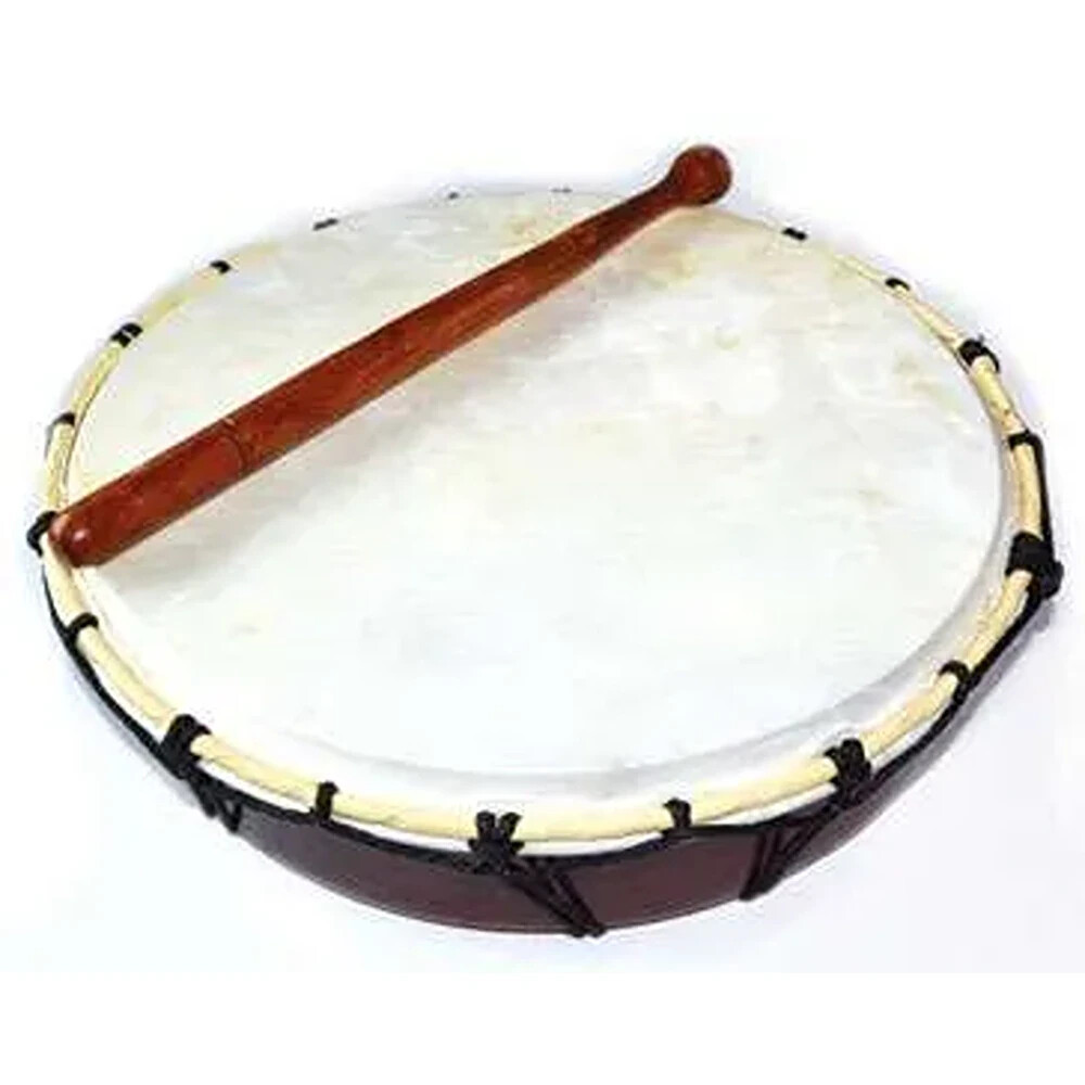 12" Ceremonial Drum & Drumstick