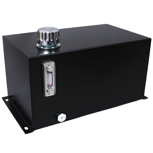 10 Gallon Hydraulic Fluid Tank Steel Reservoir Strainer Gauge Tractor Truck