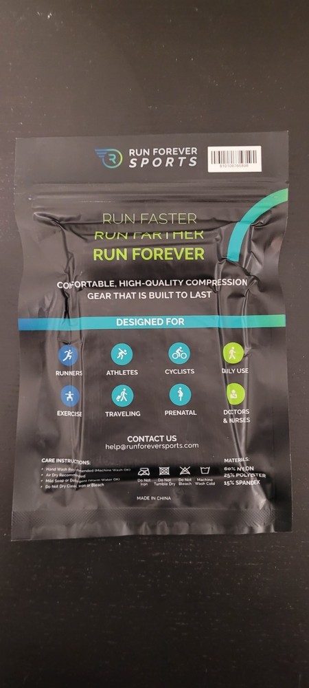 Run Forever Sports calf compression sleeves