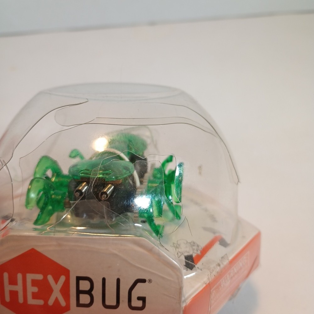 Hex Bug Ant Green Micro Robotic Creatures Battery Powered Robot IFI New