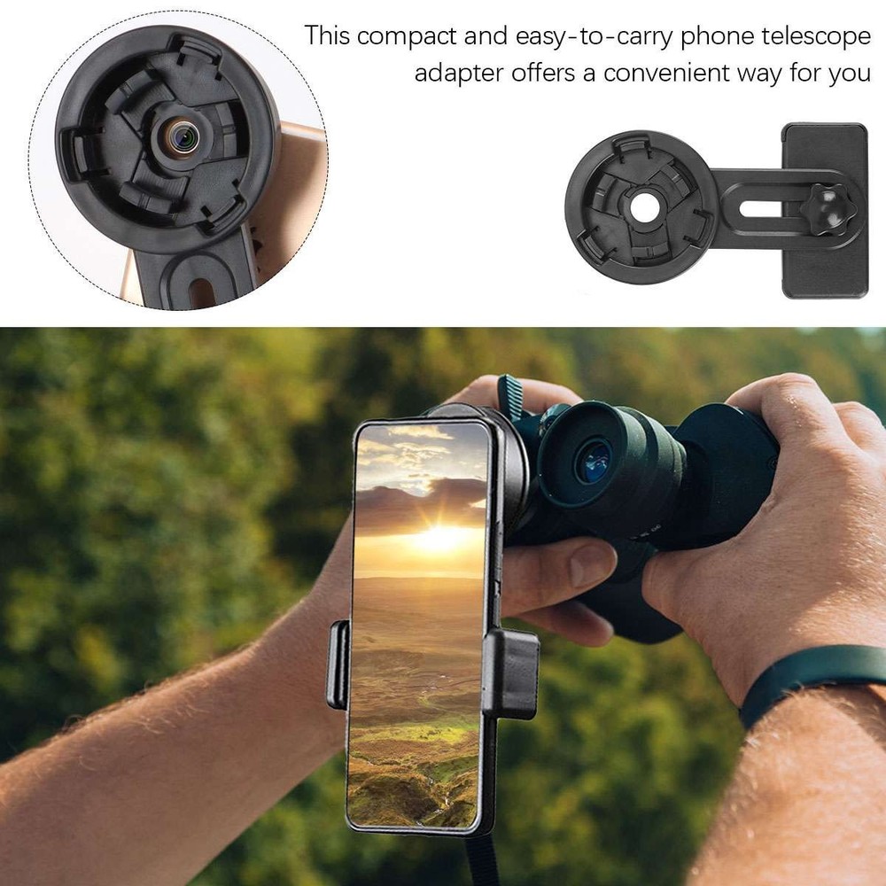 Universal Cell Phone Adapter Mount Binocular Monocular Spotting Scope Telescope