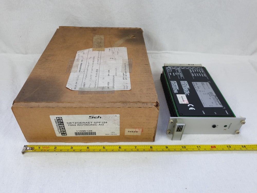 Schroff SPF 124 Power Supply Module - Unused