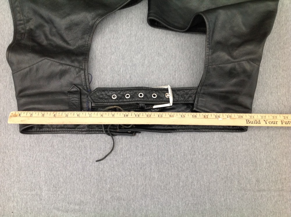 Xelement Leather Chaps, Size 40