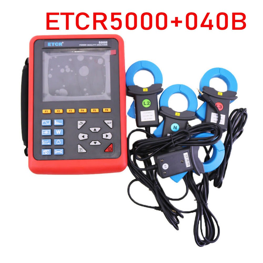 ETCR5000 Analyzer 3 Phase Full Electric Parameters Tester 040BCurrent Sensor