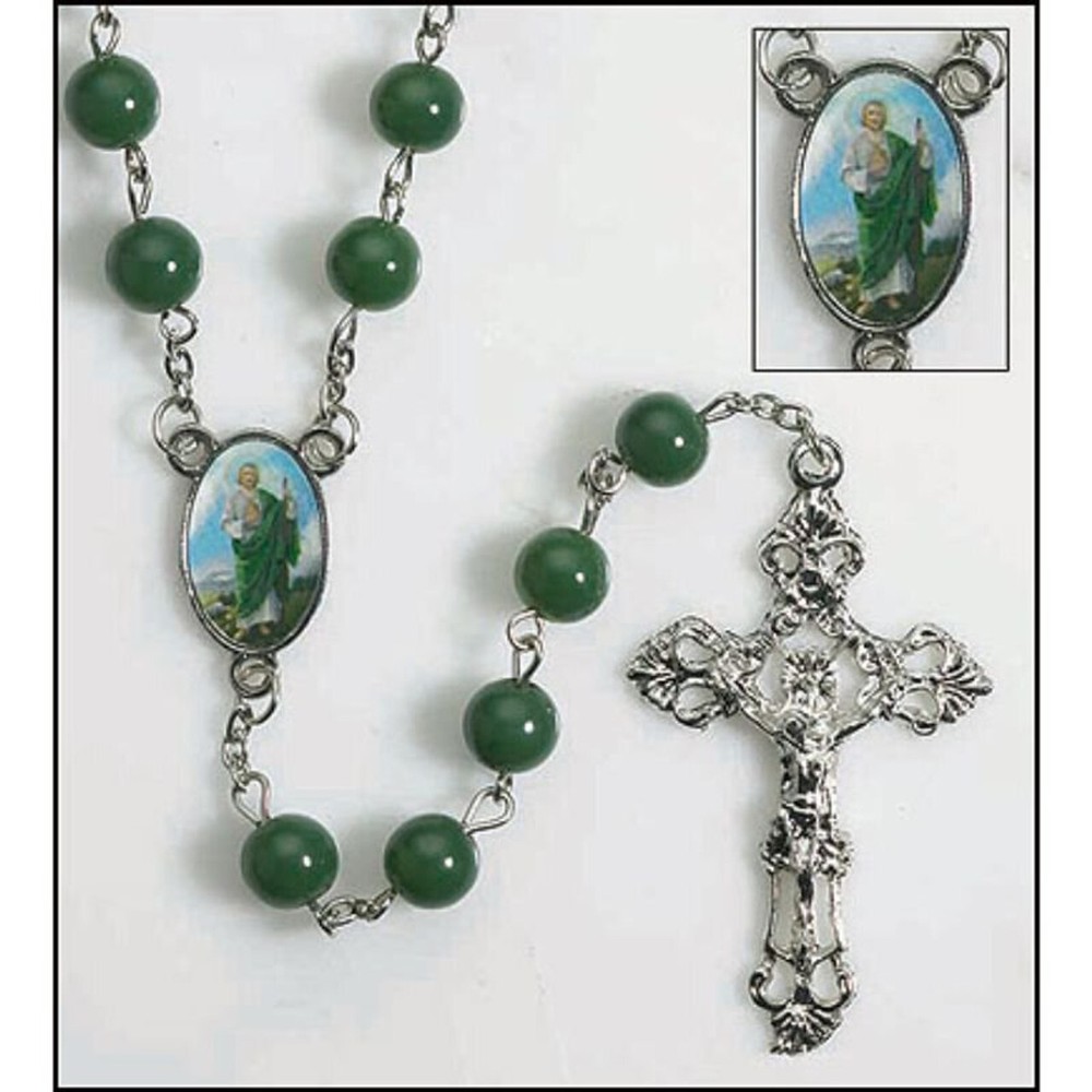 St. Jude Rosary - 23" Long - With Gift Bag(NS472)