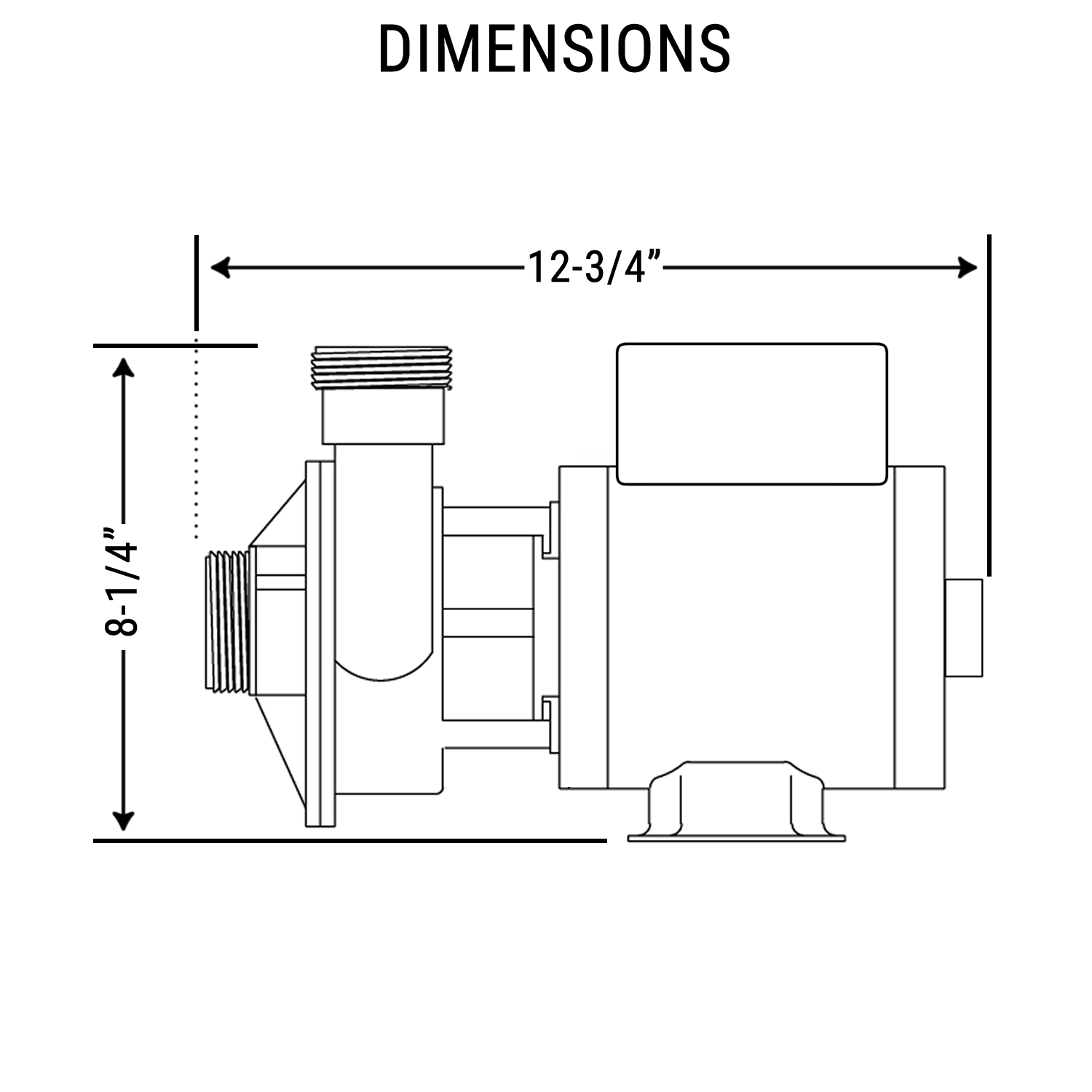 Hydro Master Hot Tub Circulating Pump 1/15HP Iron Might 120V 240V 24 Hr Spa Circ