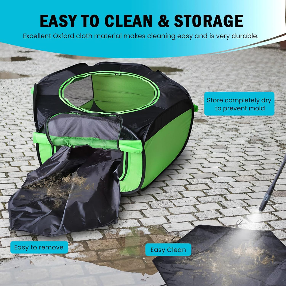 Chicken Brooder Box for Chick Starter Kit Upgrade Three-Sided Mesh Window Broode