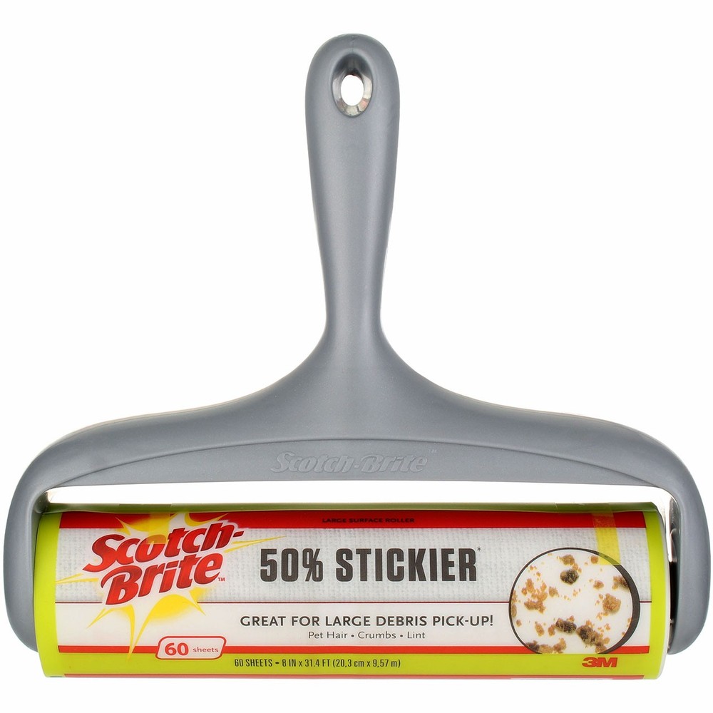 3 Pack Scotch-Brite 50% Stickier Large Surface Lint Roller
