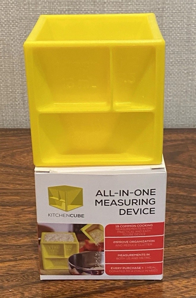 All-in-One Measuring Cube | 30+ Sizes | Kitchen | Baking | Great Gift | Red