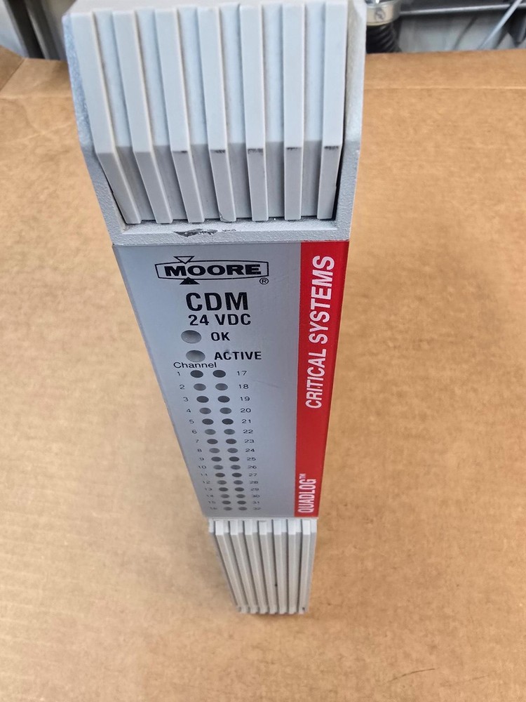 MOORE QLCDM024DCBAN QUADLOG, ROM VERSION: 3.03 , REV: 2 , CDM CRITICAL DISCRETE