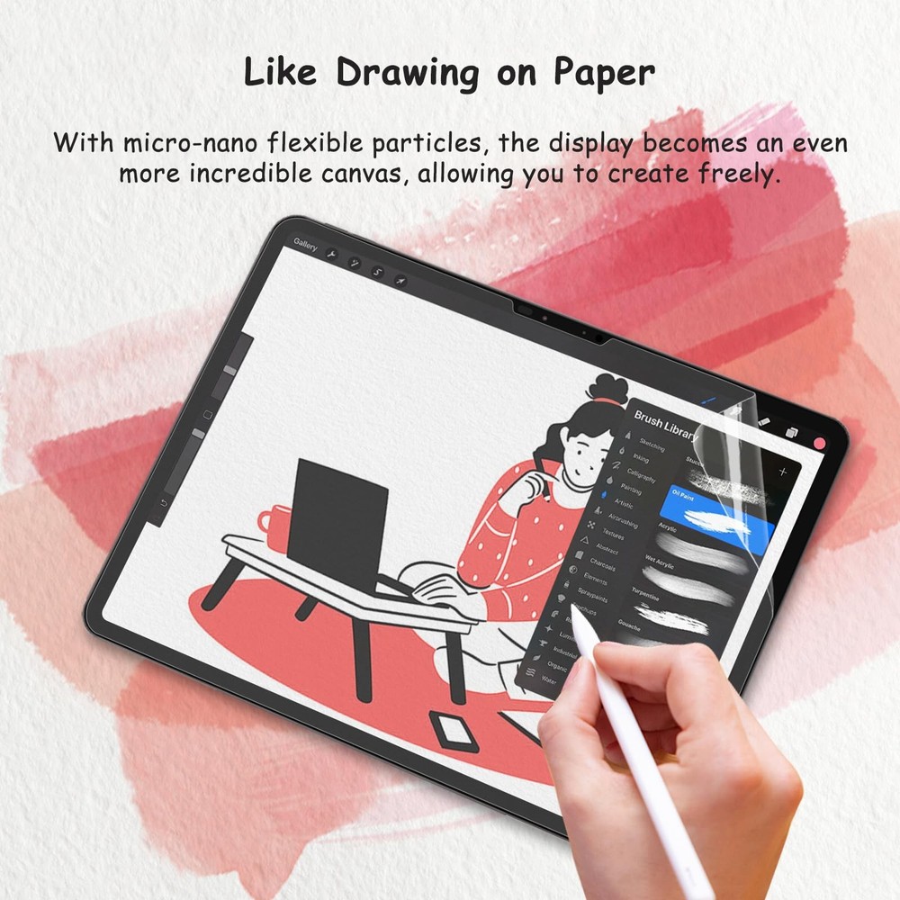 bersem 2Pack Paperfeel Screen Protector for iPad A16 11th/10th Generation 11/...