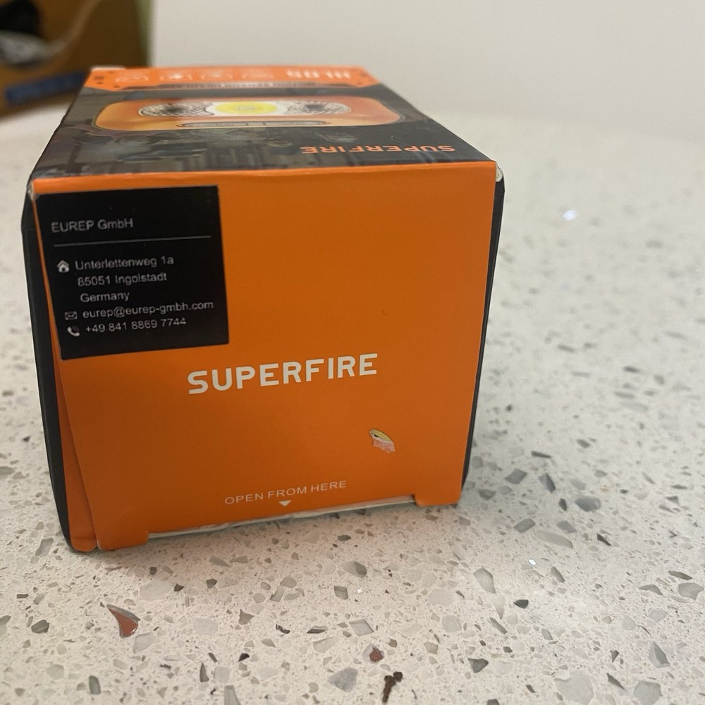Superfire HL05 Motion Sensor Headlamp New In Box