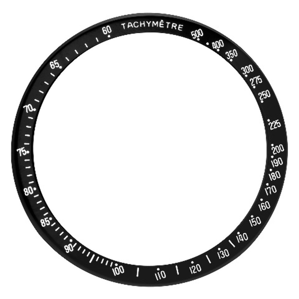 REPLACEMENT BEZEL INSERT BLACK FOR WATCH 36.50MM X 31.50MM
