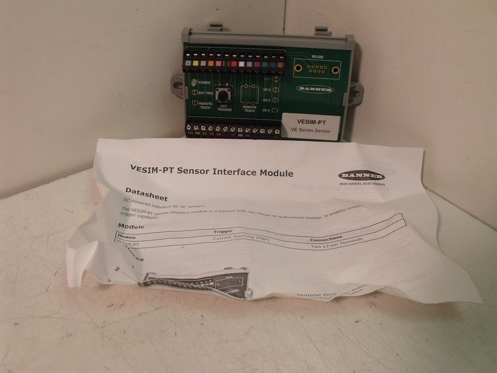 New Banner VESIM-PT VE Series Sensor Interface Module