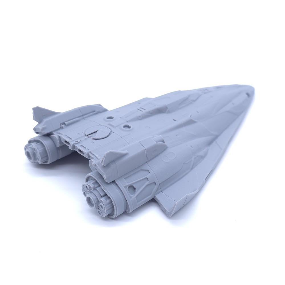 Fer Lance - 1", 3", 6" or 12" Model - Custom Space Ship Sci-Fi Elite