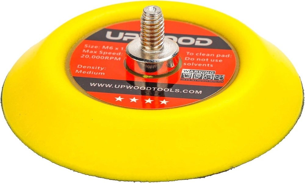 Durable 3 Inch M6 Thread Backing Pads - 8 pcs for Easy Sanding Installation