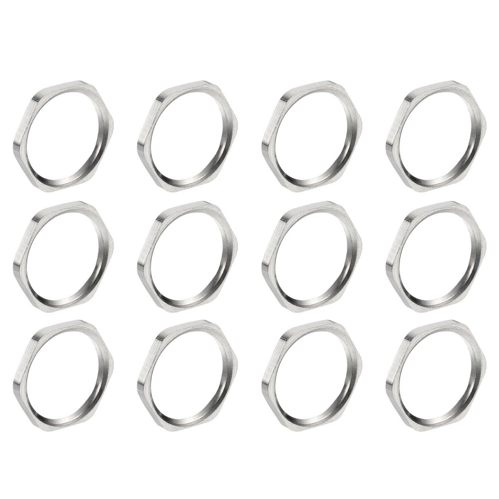 12PCS Cast Pipe Fitting Hex Locknut Nut NPT1/2" Female Thread