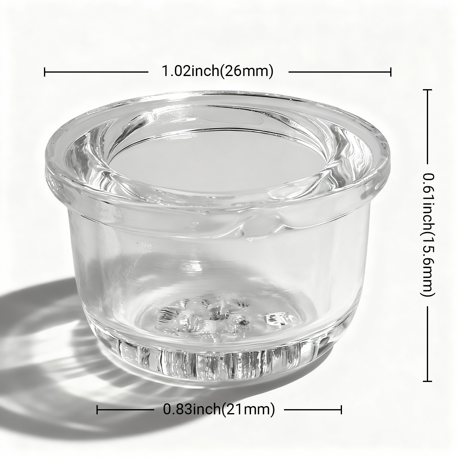 ( Pack of 9 ) 9-Hole Glass Bowl for Silicone Smoking Pipe Glass Replacement Bowl