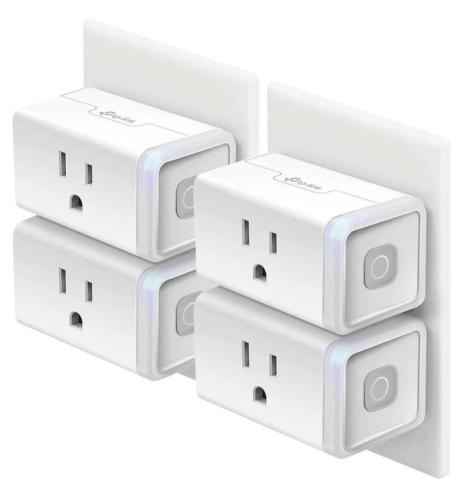 Kasa Smart Plug HS103P4 4-Pack – Wi-Fi Outlet Works with Alexa & Google Home