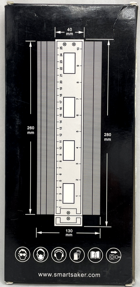 Saker 10” Contour Gauge 10 inch Lock Adjustable Profile Tool
