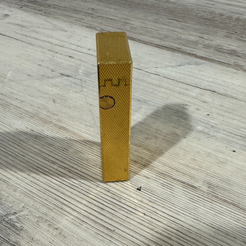 Dunhill Gold Plated Lighter W/ Case