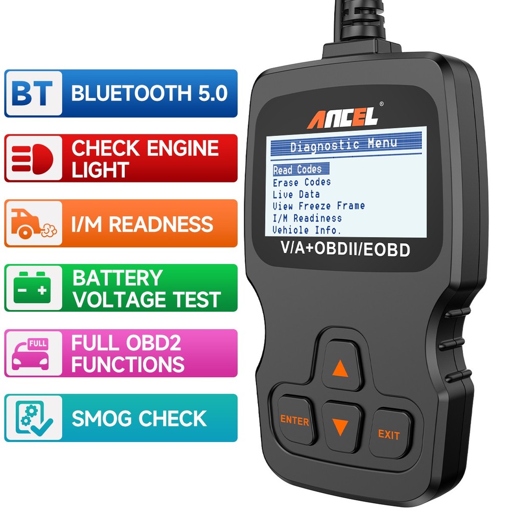 ANCEL AD310 BT OBD2 Scanner Code Reader Bluetooth Diagnostic for iOS Android New