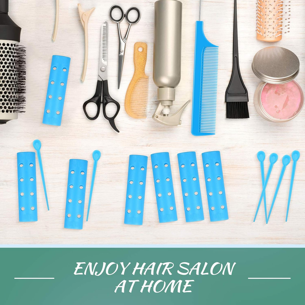 29 Pcs Small Size Hair Roller Set Includes 28 Plastic Smooth Rollers 0.63 Inch/