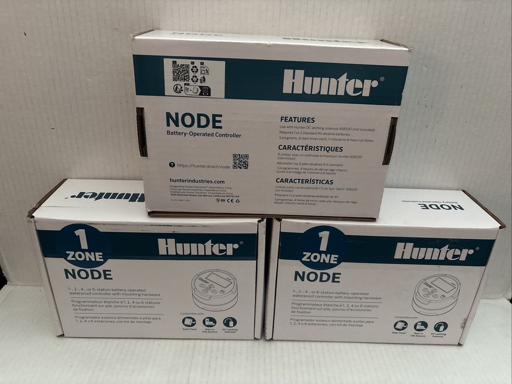 Lot Of 3 Node 1 Irrigation Controller