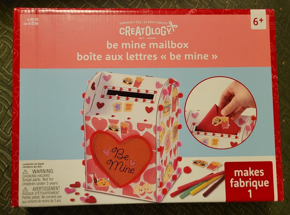 Creatology Be Mine Mailbox Kit 6+ NEW SEALED