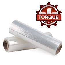 18" 1,500' Pallet Hand Stretch Wrap 4 Rolls Torque 80