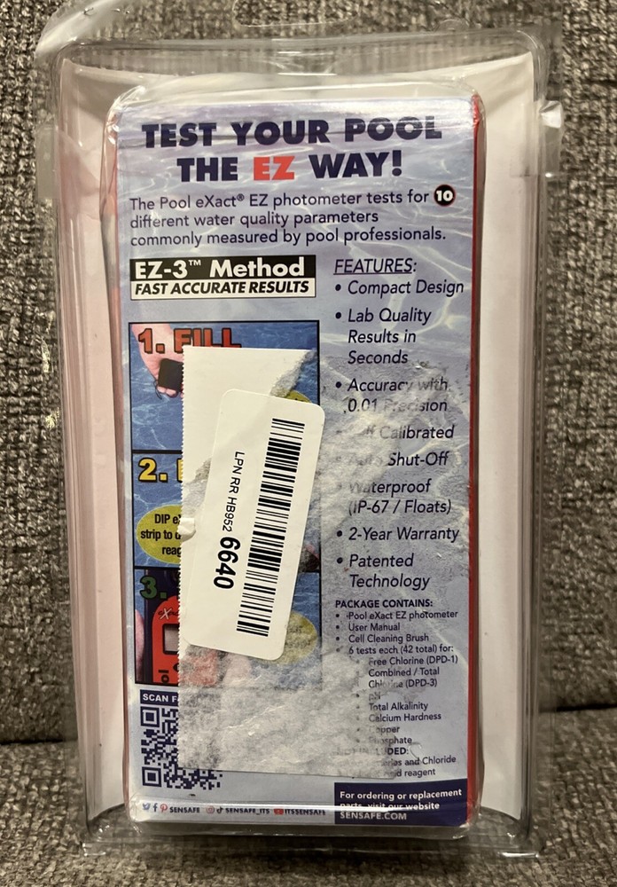 Pool Exact Z - Digital Water Testing 486201 Pool Test Kit