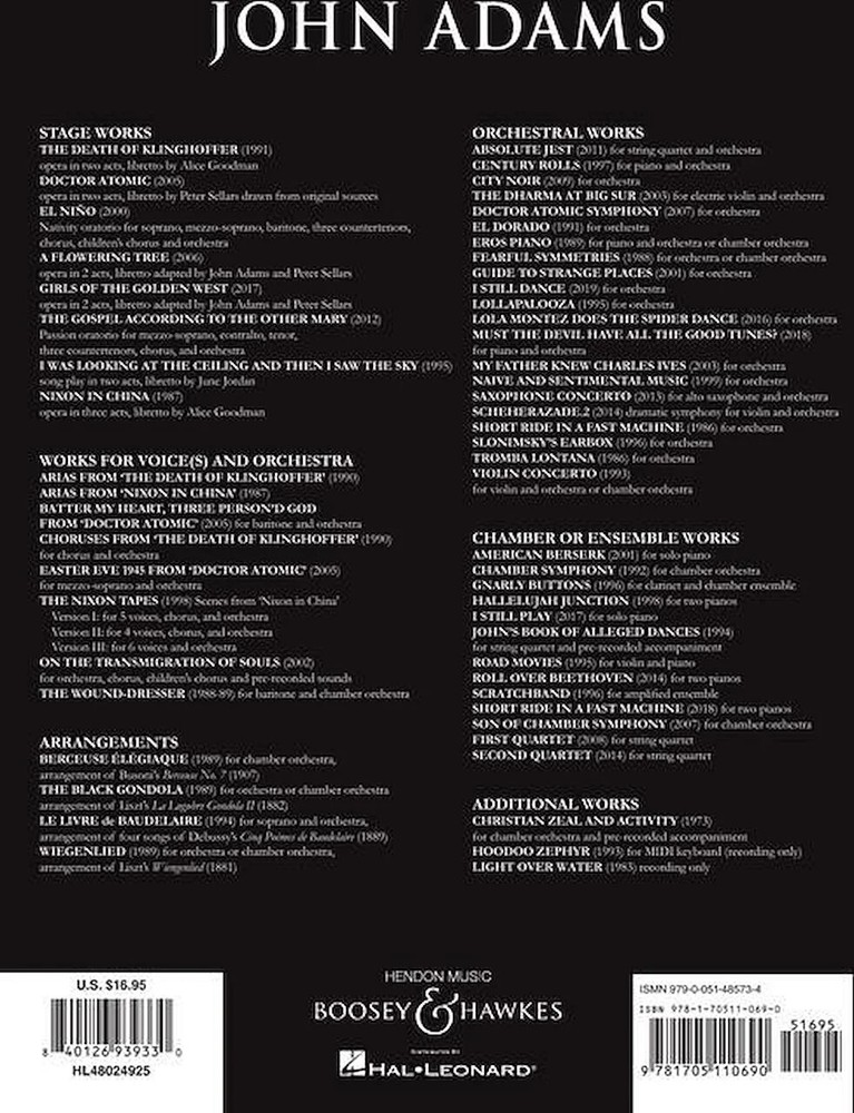 John Adams: Opera Choruses - Volume 2