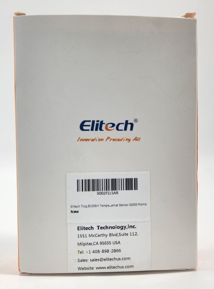 Elitech Tlog B100EH Temperature Humidity Data Logger Wireless Reusable External